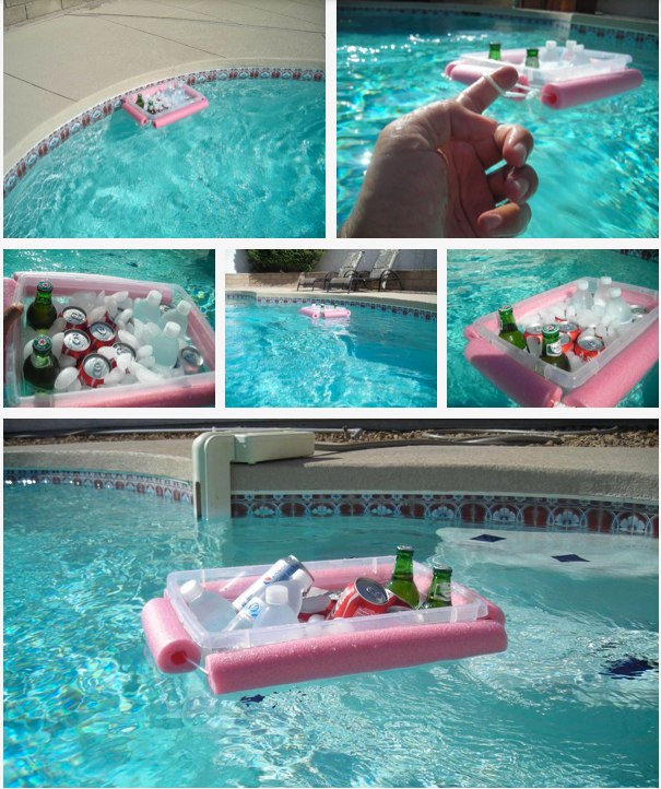Recipiente flutuante para bebidas - Drinks Boat