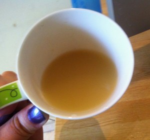 Chá verde - Sabor de Abacaxi com Hortelã - Receita