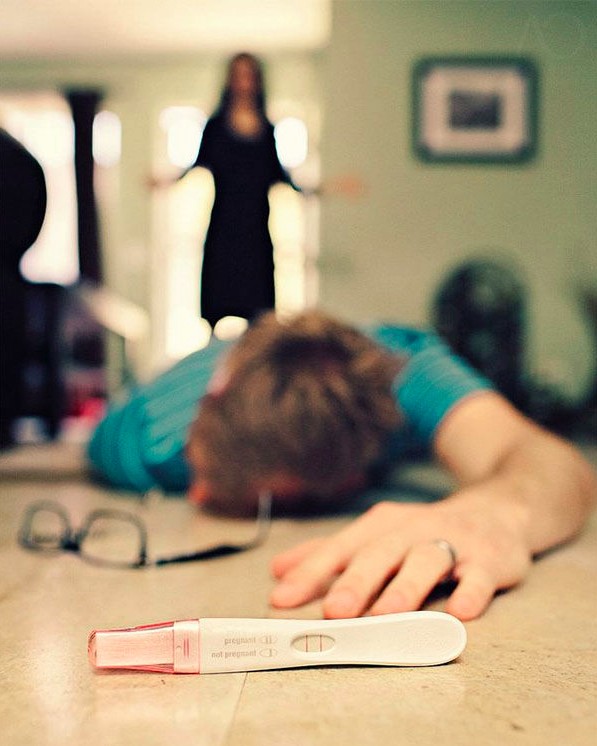 10 Fotos divertidas para anunciar a gravidez.