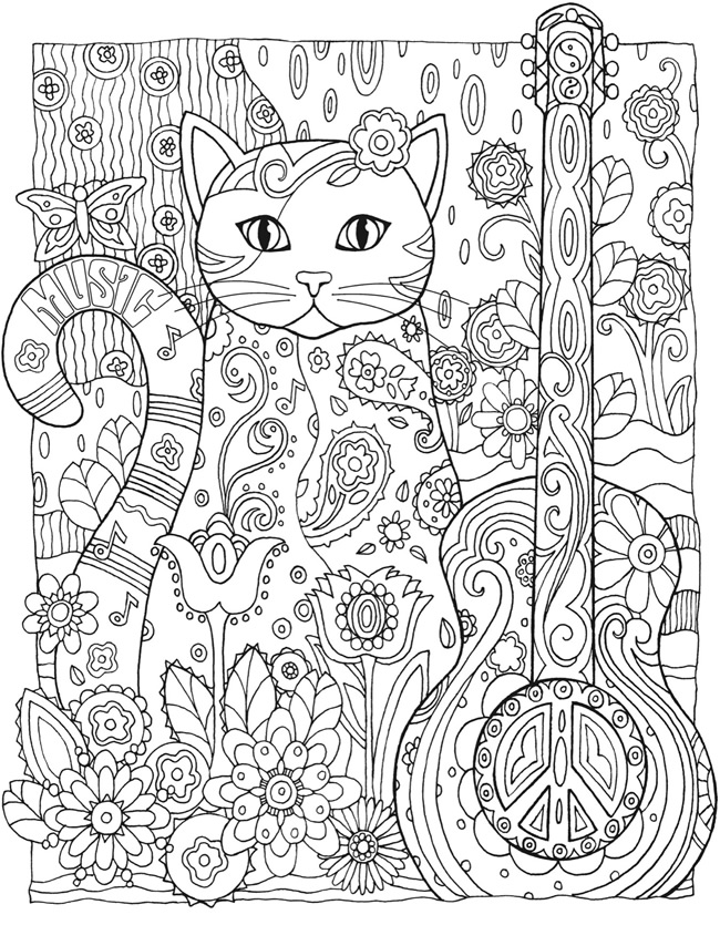 Desenhos Para Colorir Pdf Para Imprimir Gatos Mandala