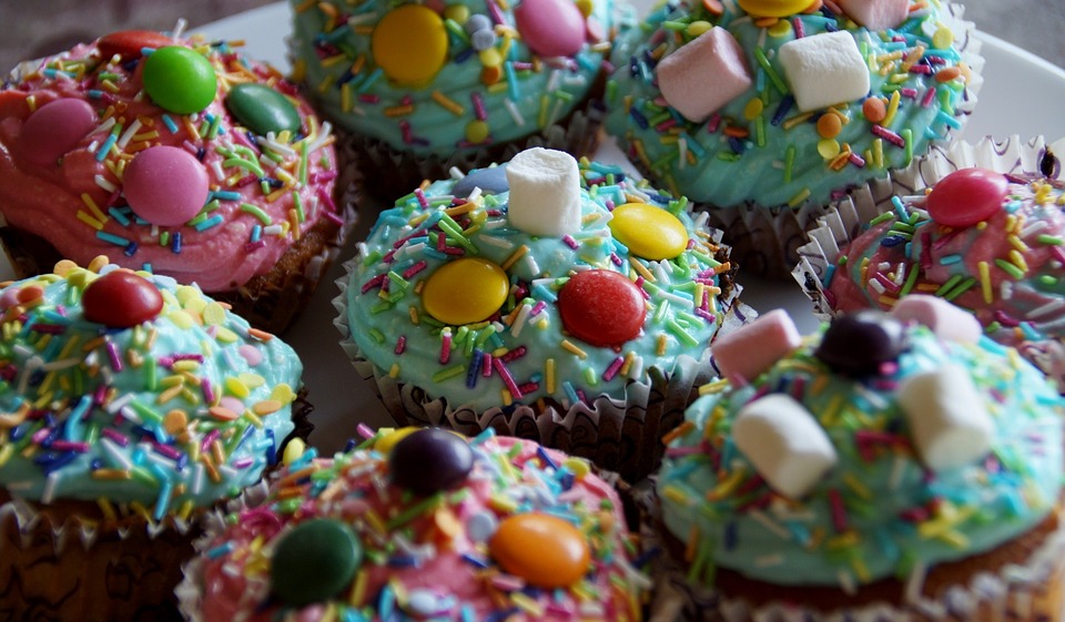Cupcakes para festa de criança