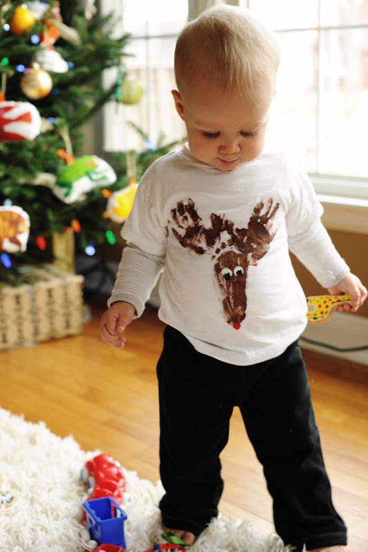 Renna T-Shirt – Personalizando roupa do bebê para o Natal