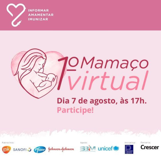 CRESCER promove primeiro Mamaço Virtual 