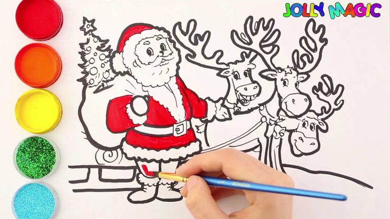 Desenhos de Natal para imprimir e colorir para que as crianças entrem no espírito natalino