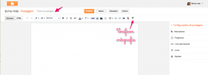 Escrever no Blogger (Post) - Guia para blogueiros iniciantes Escrever no Blogger (Post) - Guia para blogueiros iniciantes