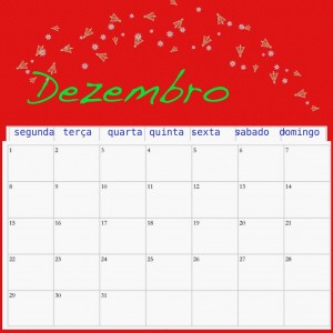 Calendário pra impressão