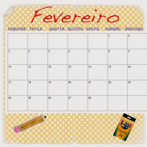 Calendário pra impressão