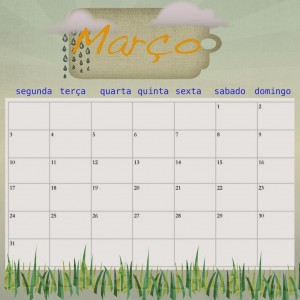 Calendário pra impressão