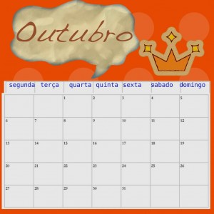 Calendário pra impressão