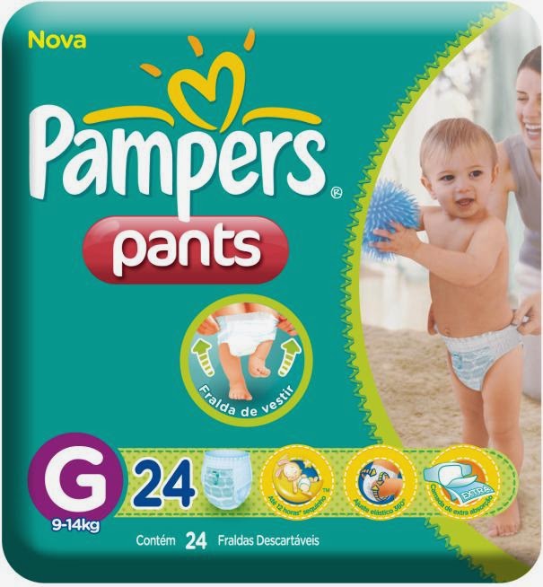 Pampers lança nova fralda de vestir, a Pampers Pants