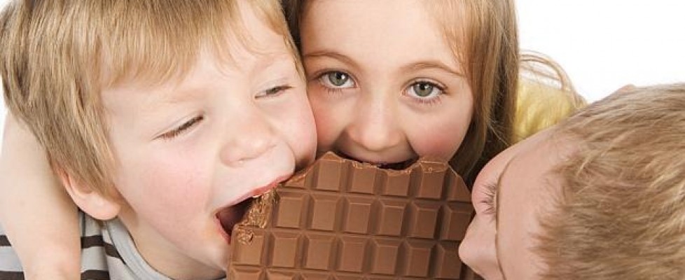 Chocolate na medida certa para as crianças