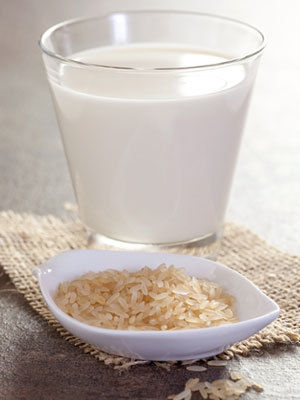 Receita de leite de arroz