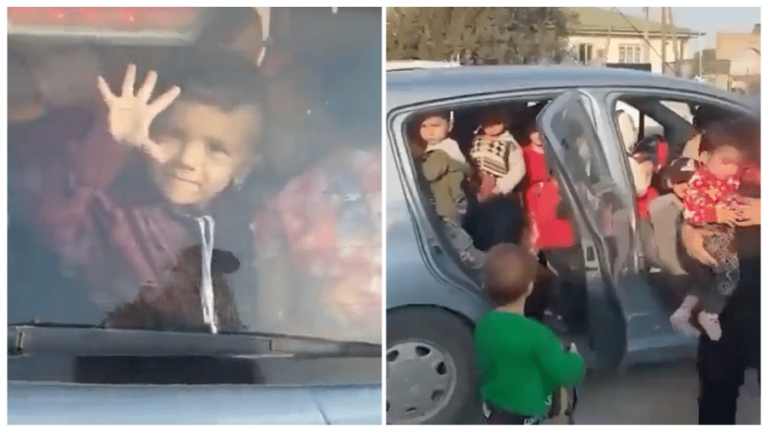 Professora leva 25 Crianças em carro para a Escola e viraliza