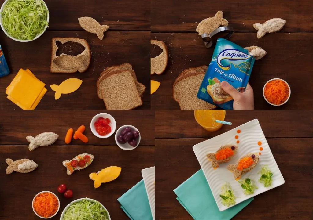 Sanduíche Peixinho com Patê De Atum